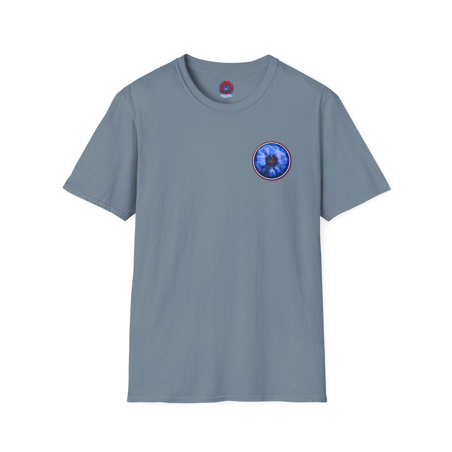 Classic Donut Tee - Unisex Soft-Style - "Wilson's Eyesore Donut Tee" - blue idonut - variant 3