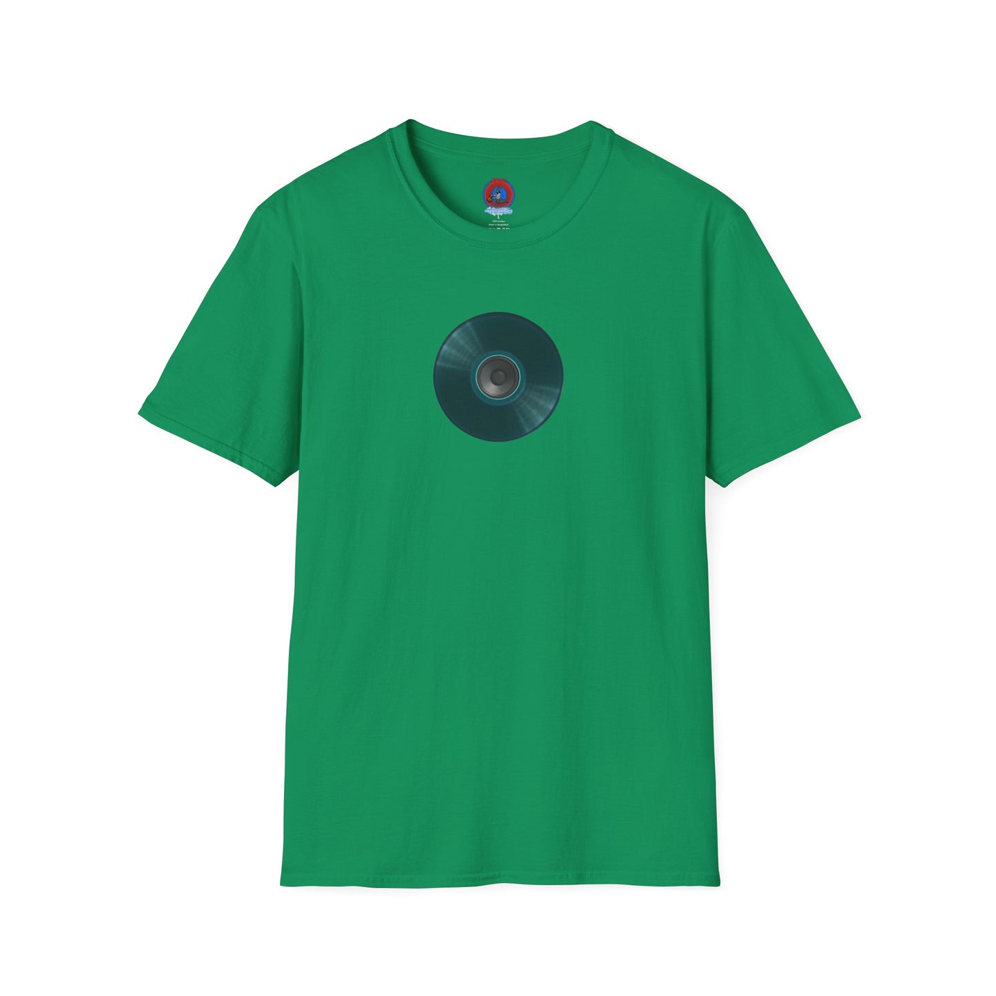 Classic Donut Tee - Unisex Soft-Style - "The Plain Record Donut" - series 1.0 - dark teal green