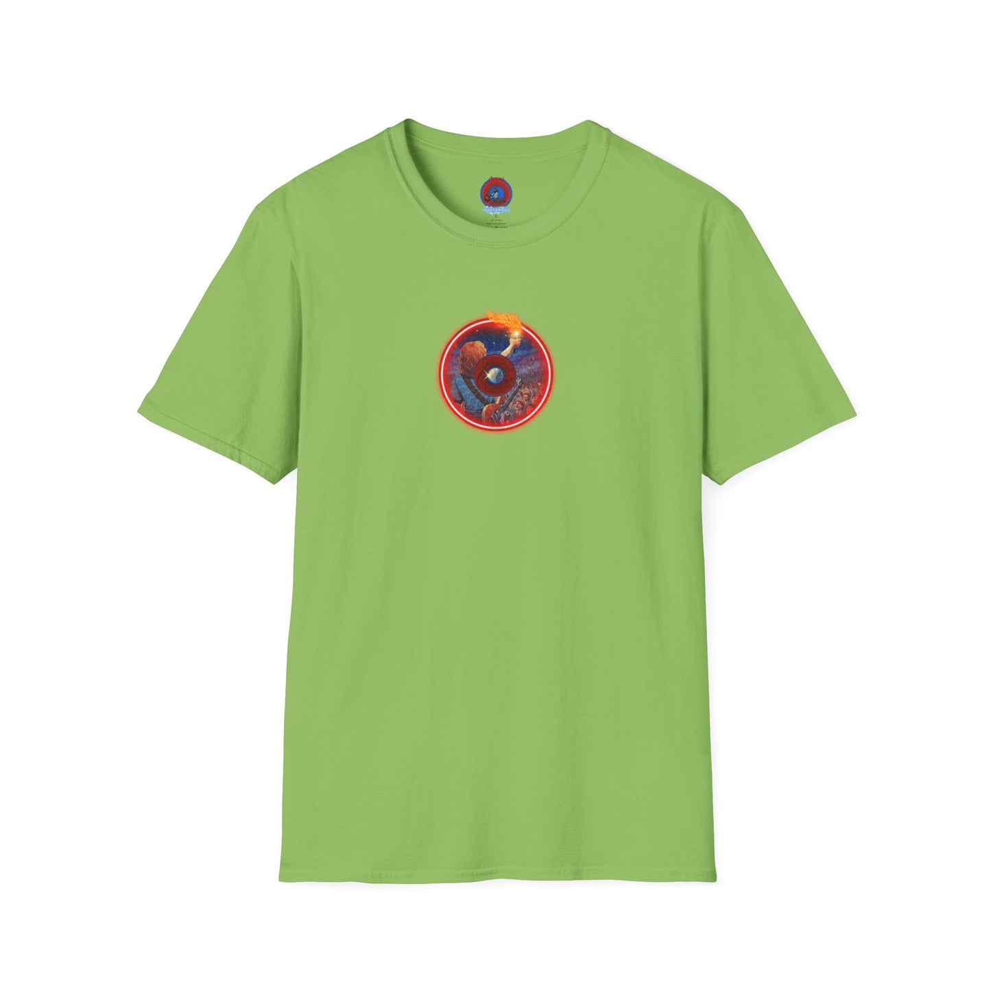Classic Donut Tee - Unisex Soft-Style - "Torchbearer's Donut " - red donut