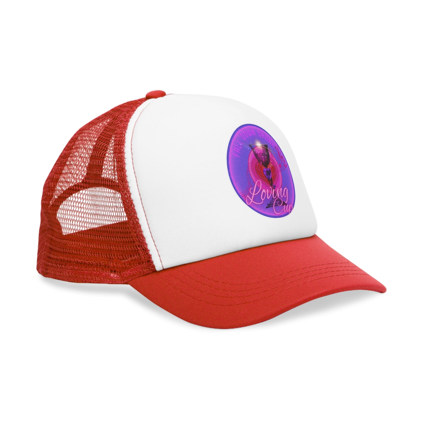 Lumpy Trucker Hat - "The Loving Hat" - purple/magenta donut [*Charity Donut]