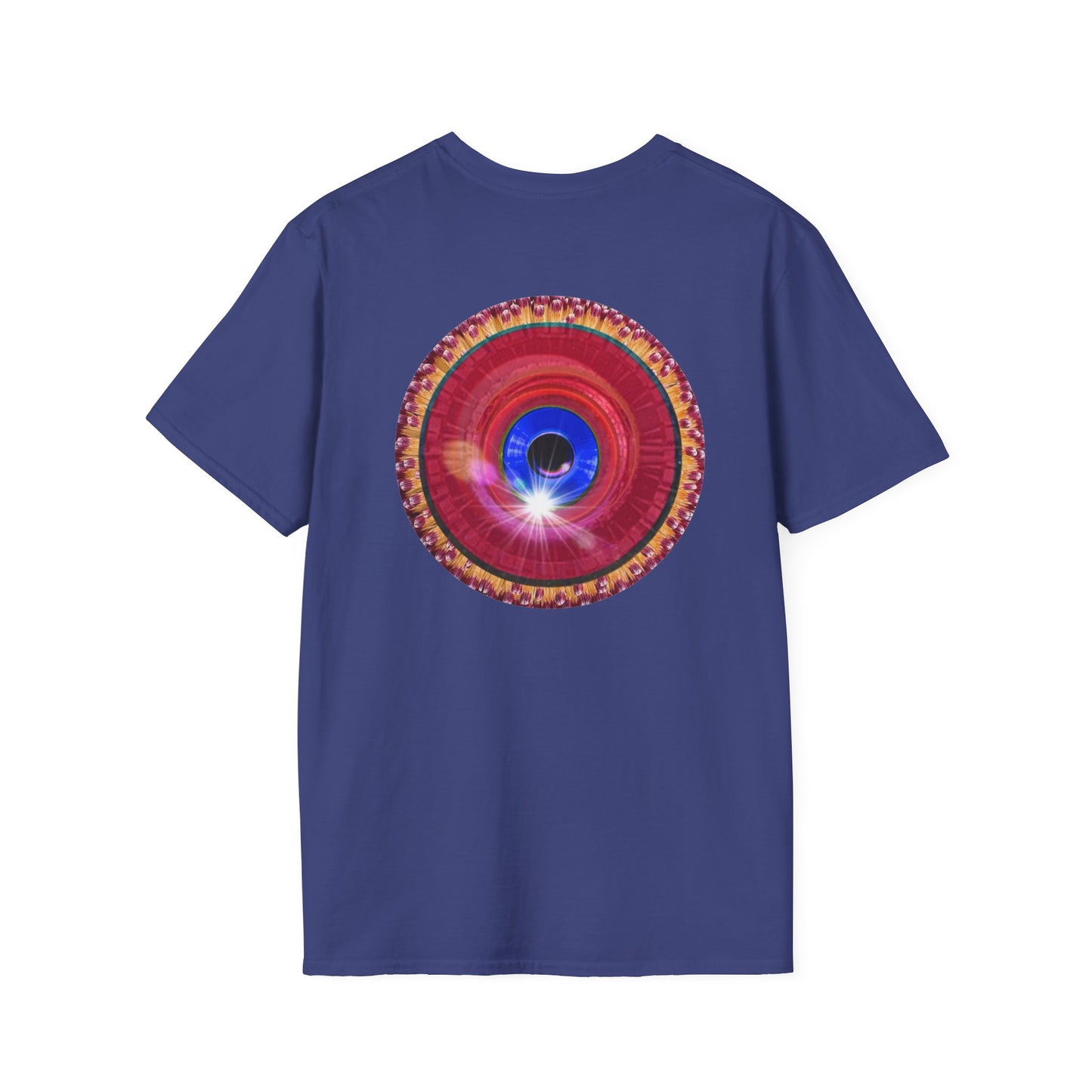 Classic Donut Tee - Unisex Soft-Style - "The Donut made with Solitary Flour" - red donut