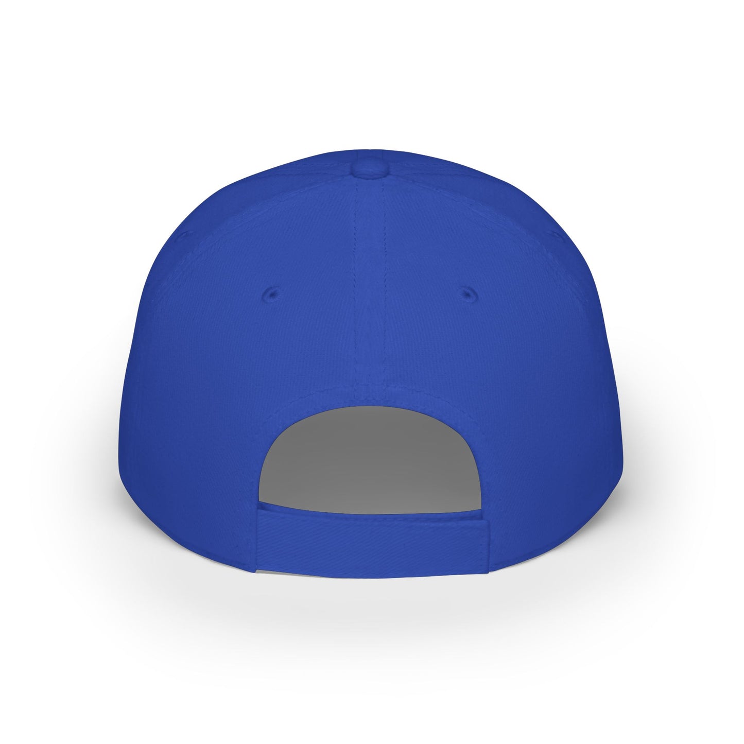 Lumpy Donut Baseball Cap - "Read the F'ing Donut Cap" - paradoxical red/blue wide mouth donut w/
