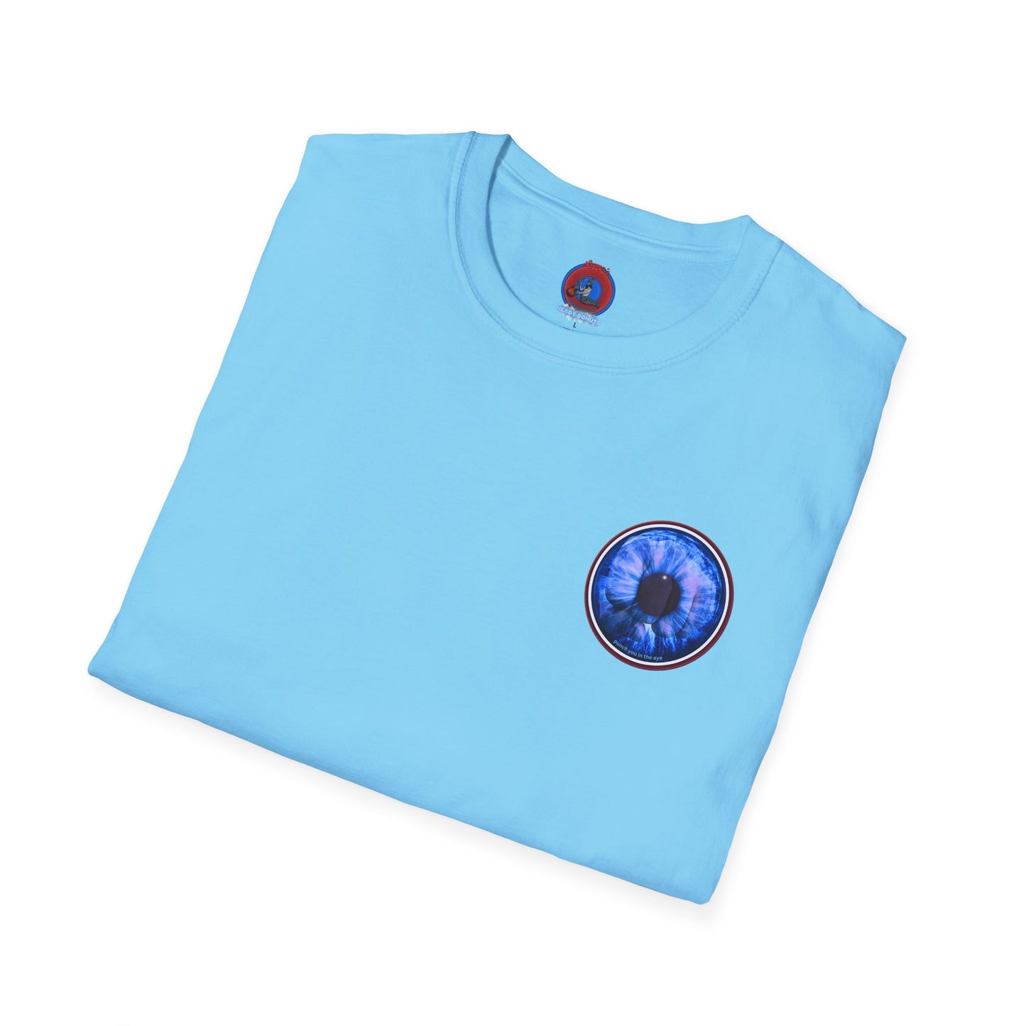 Classic Donut Tee - Unisex Soft-Style - "Wilson's Eyesore Donut Tee" - blue idonut - variant 2