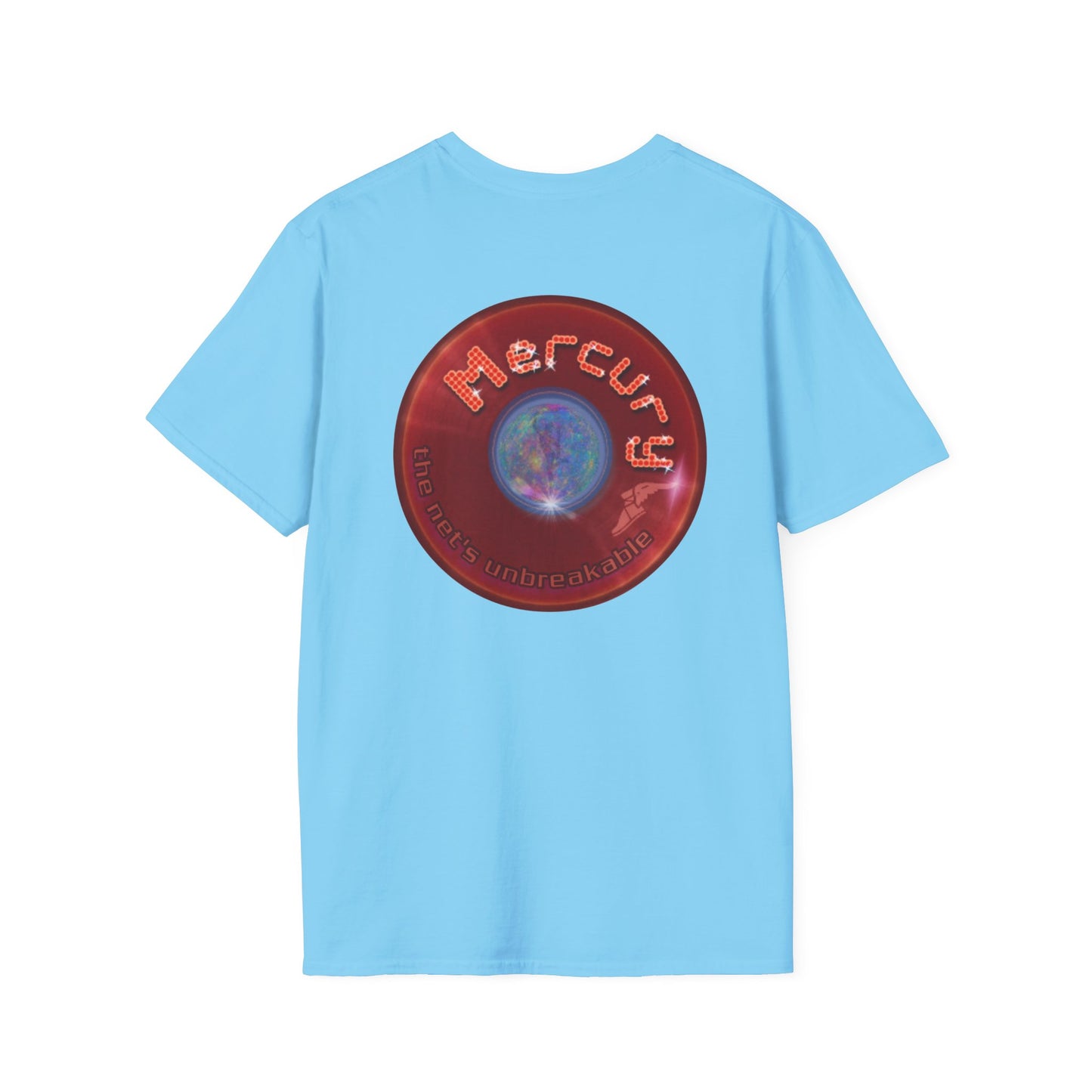 Classic Donut Tee - Unisex Soft-Style - "Donuts of the Gods" - series 1.0 - variant 4 - red donut