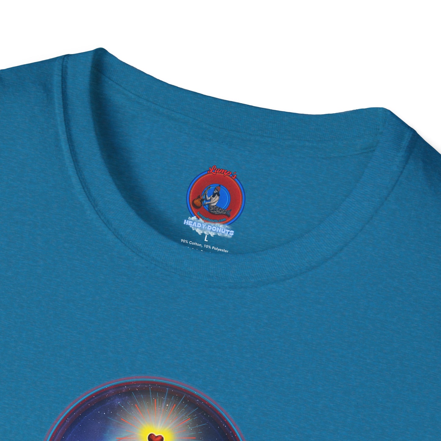 Classic Donut Tee - Unisex Soft-Style - "The Moring Donut' - vivid surreal donut