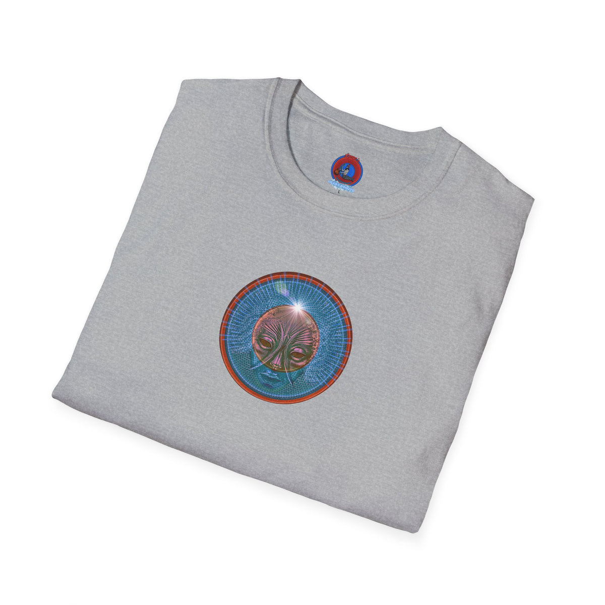 Classic Donut Tee - Unisex Soft-Style - "Donuts: Conjurers of Awesome" - series 1.0  - variant 1 - blue donut