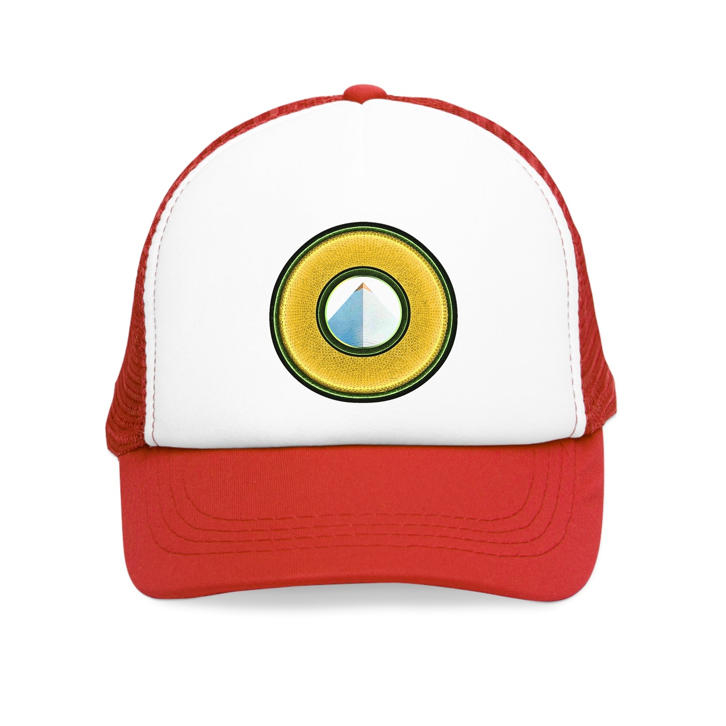 Lumpy Trucker Hat - "Limestone Blocks so Large" - variant 2 - golden donut