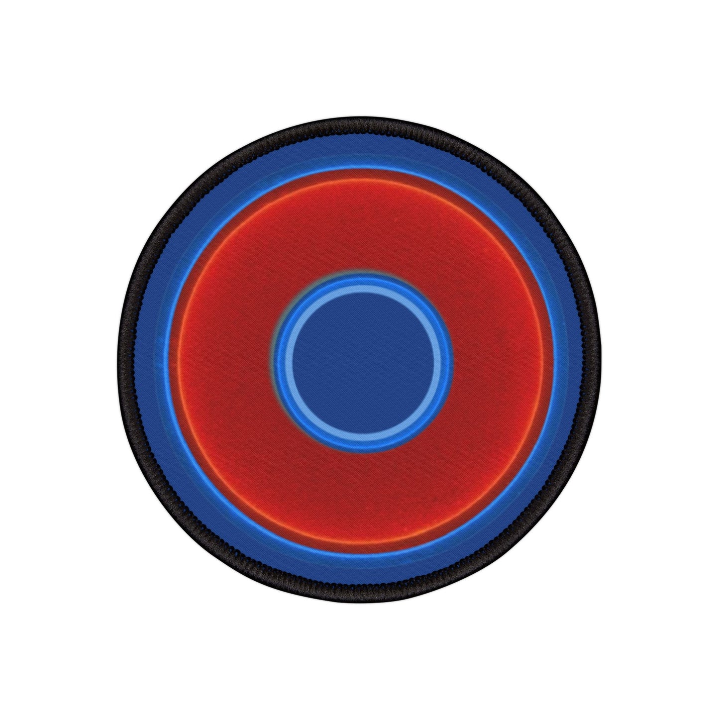 Iron-On Donut Patch - plain red donut