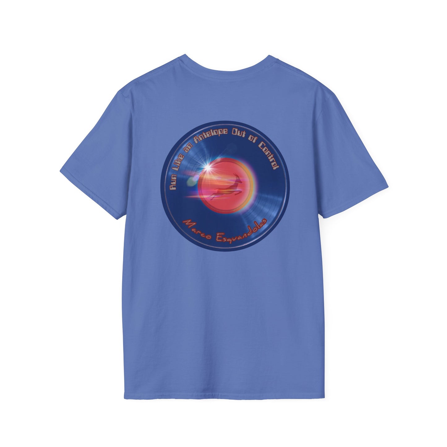 Classic Donut Tee - Unisex Soft-Style - "Marco's Preferred Donut" - series 1.0 - blue donut
