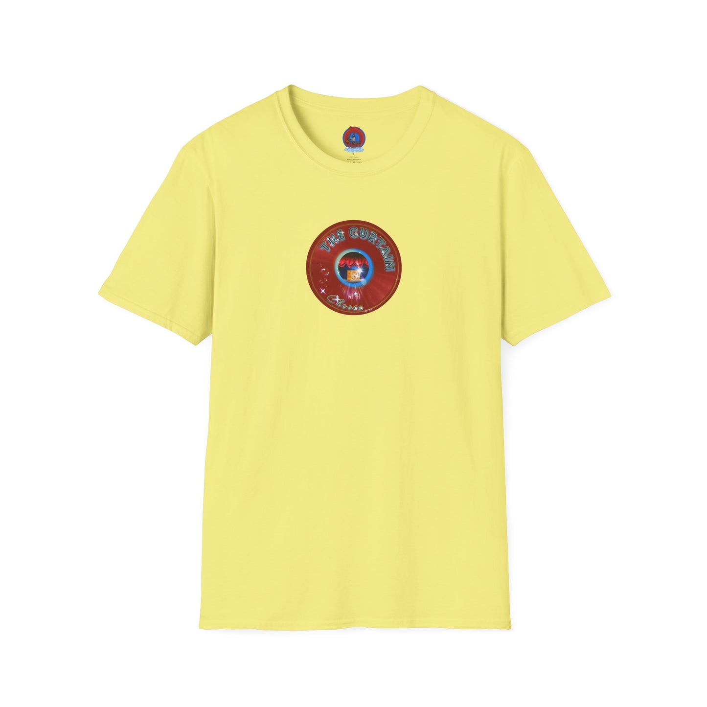 Classic Donut Tee - Unisex Soft-Style - "The Donut With" - series 1.0  - variant 2 - red donut
