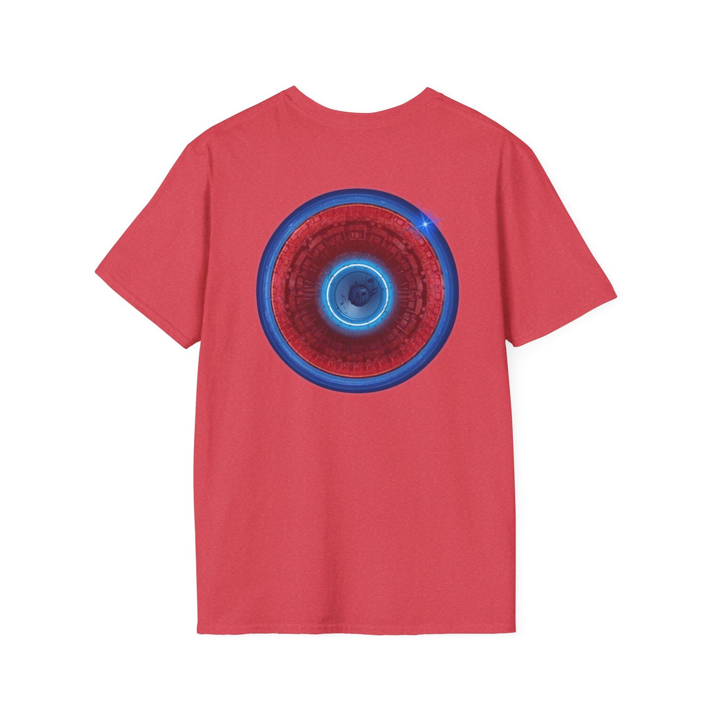 Classic Donut Tee - Unisex Soft-Style - "Homer's Perfect Donut" - series 1.0  - variant 2 - dark blue edging