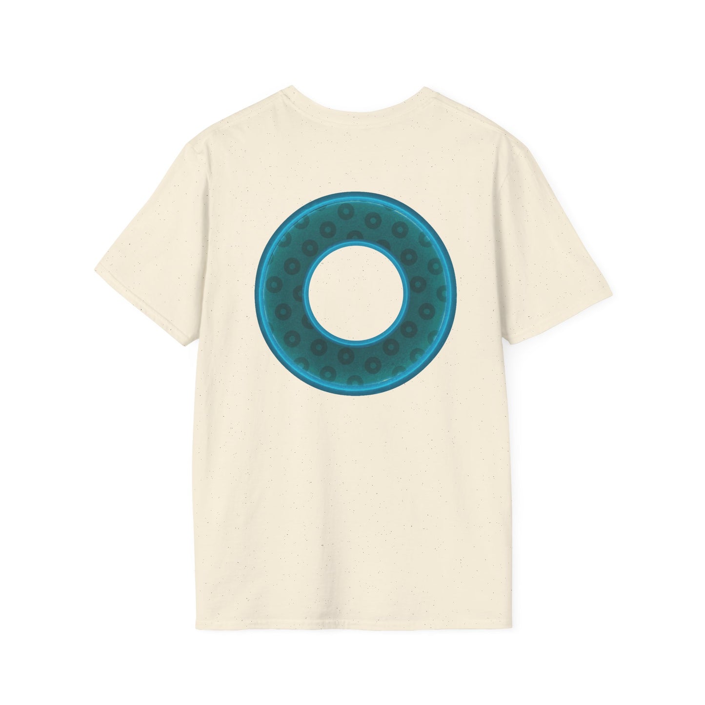 Plain Donuts/Unisex Soft-Style - "Plain Wide Mouthed Paradoxical Donuts" - dark teal/dark teal donuts