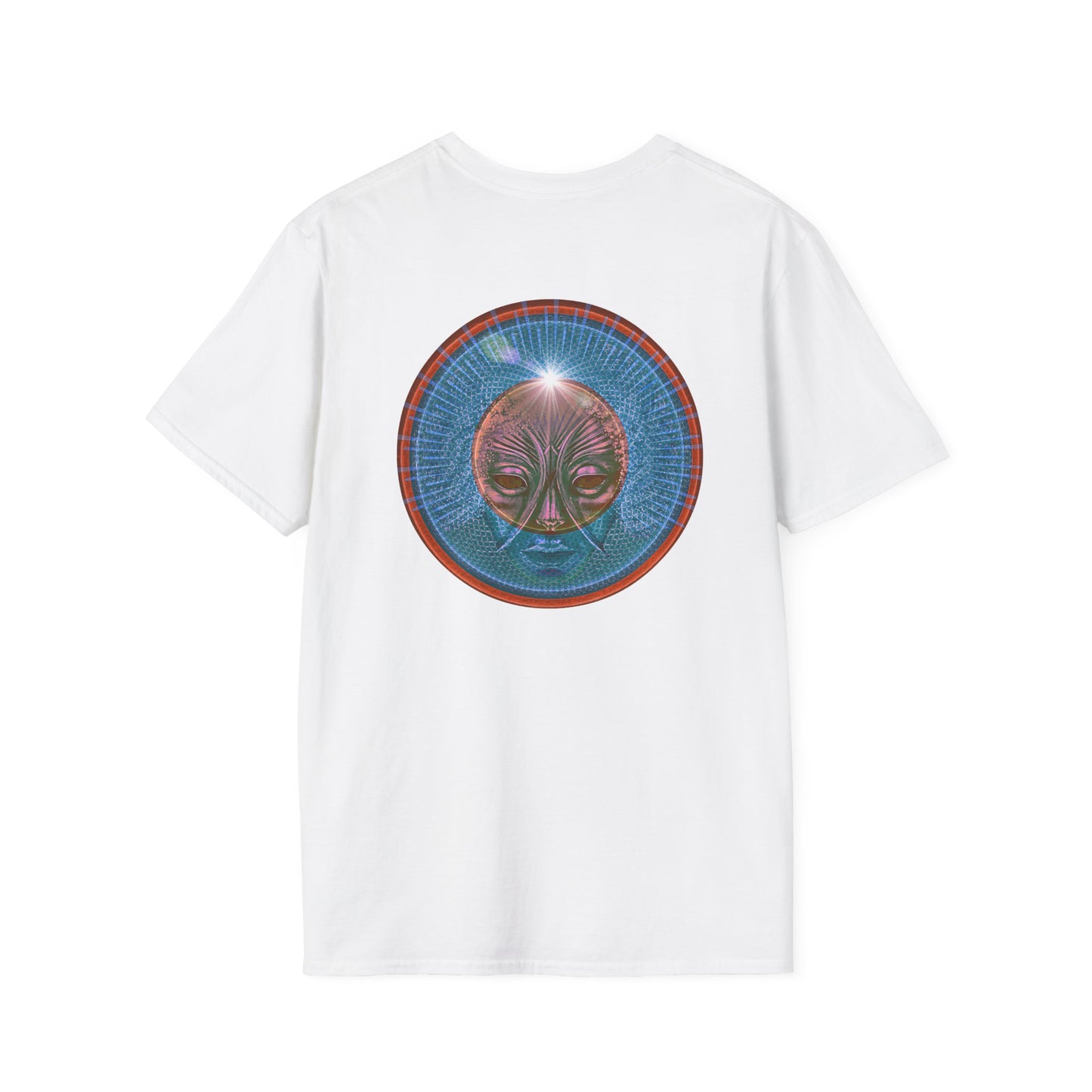Classic Donut Tee - Unisex Soft-Style - "Donuts: Conjurers of Awesome" - series 1.0  - variant 1 - blue donut