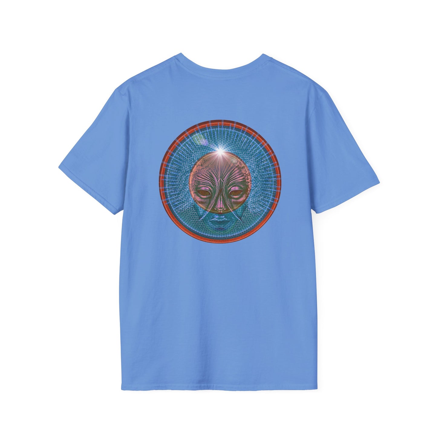 Classic Donut Tee - Unisex Soft-Style - "Donuts: Conjurers of Awesome" - series 1.0  - variant 1 - blue donut