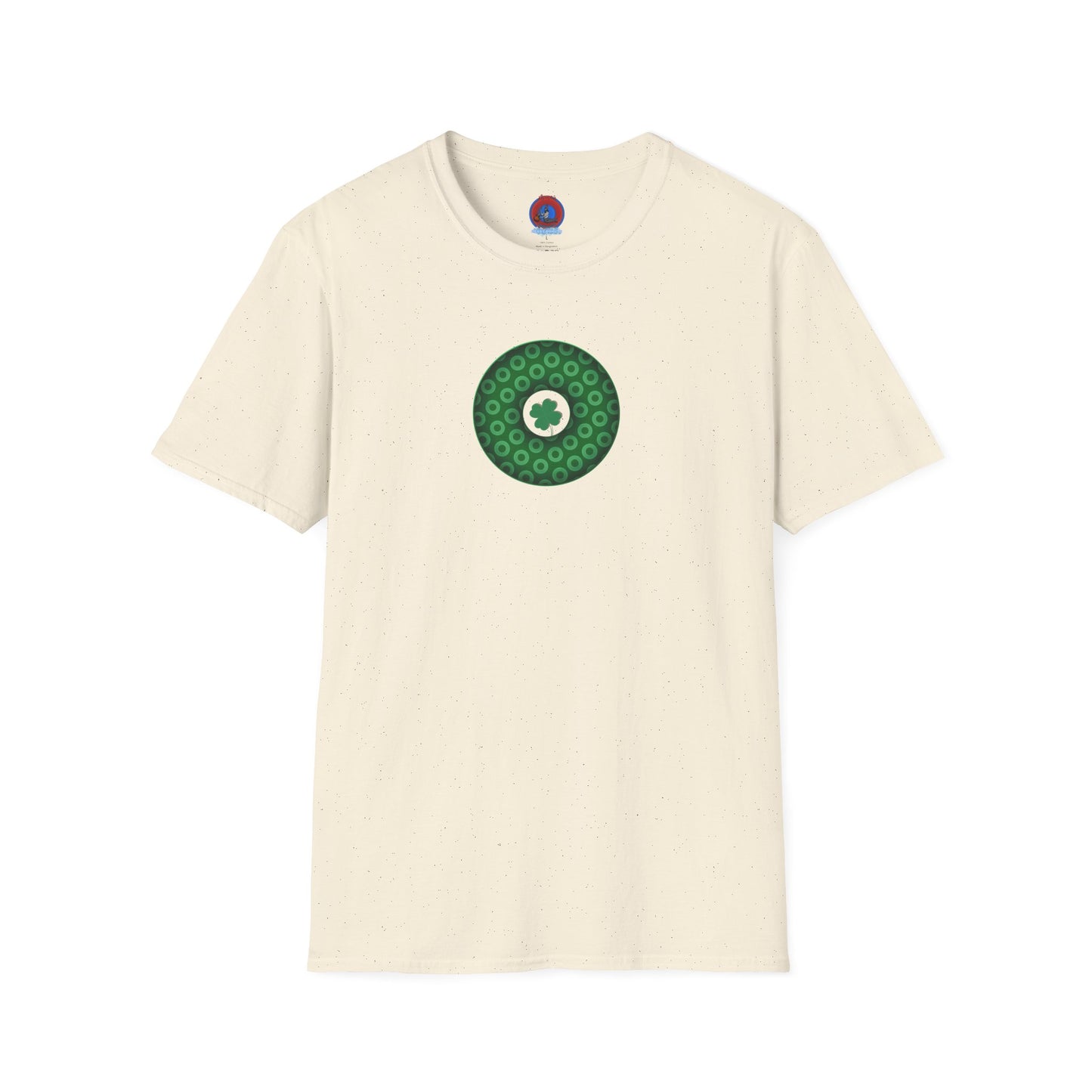 Classic Donut Tee - Unisex Soft-Style - "Patron Saint of Donuts" - St. Patrick's Day Donut - holiday edition - variant 1