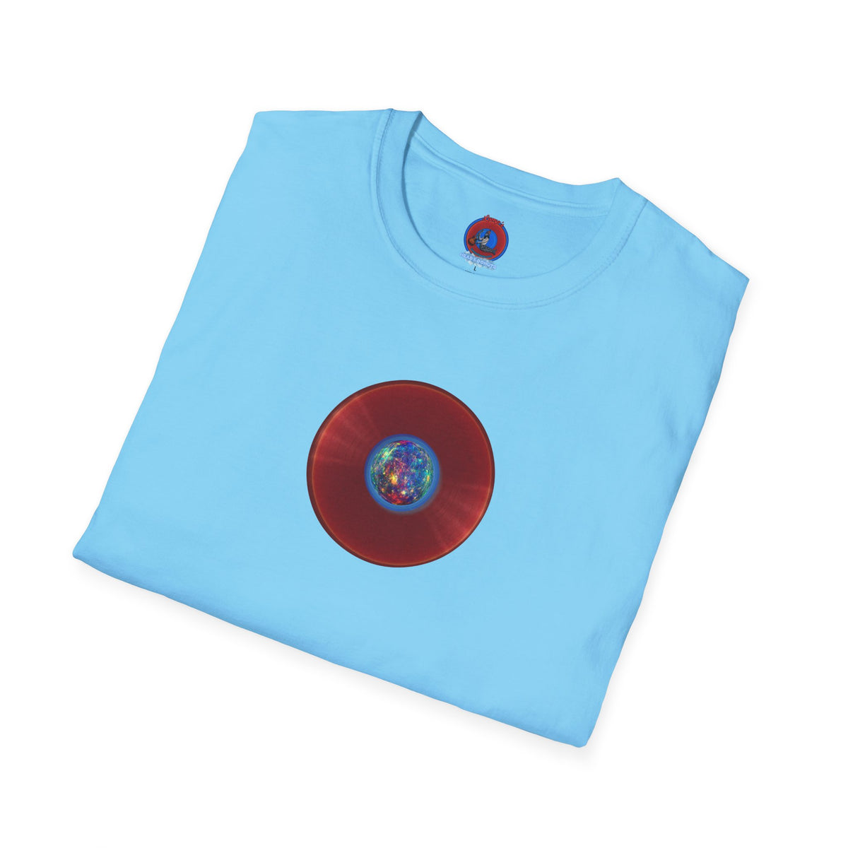 Classic Donut Tee - Unisex Soft-Style - "Donuts of the Gods" - series 1.0 - variant 1 - red donut