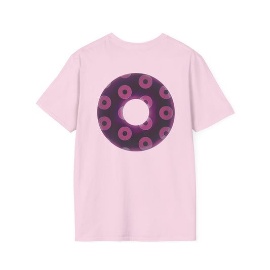 Plain Donuts/Unisex Soft-Style - "Plain Blimpy Paradoxical Donuts" - light magenta/red violet donuts