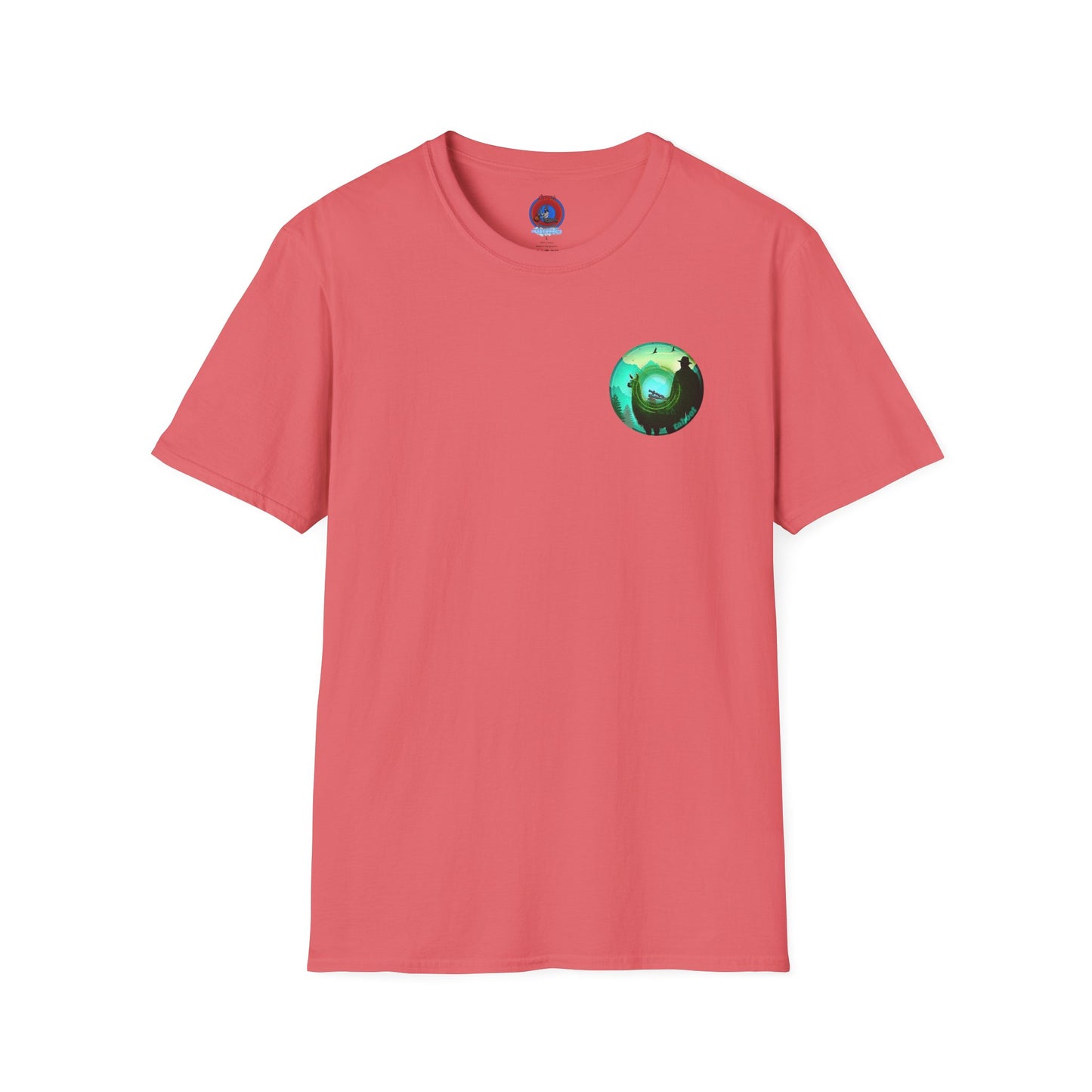Classic Donut Tee - Unisex Soft-Style - "The Taboo(t) Donut" - green/picture donut