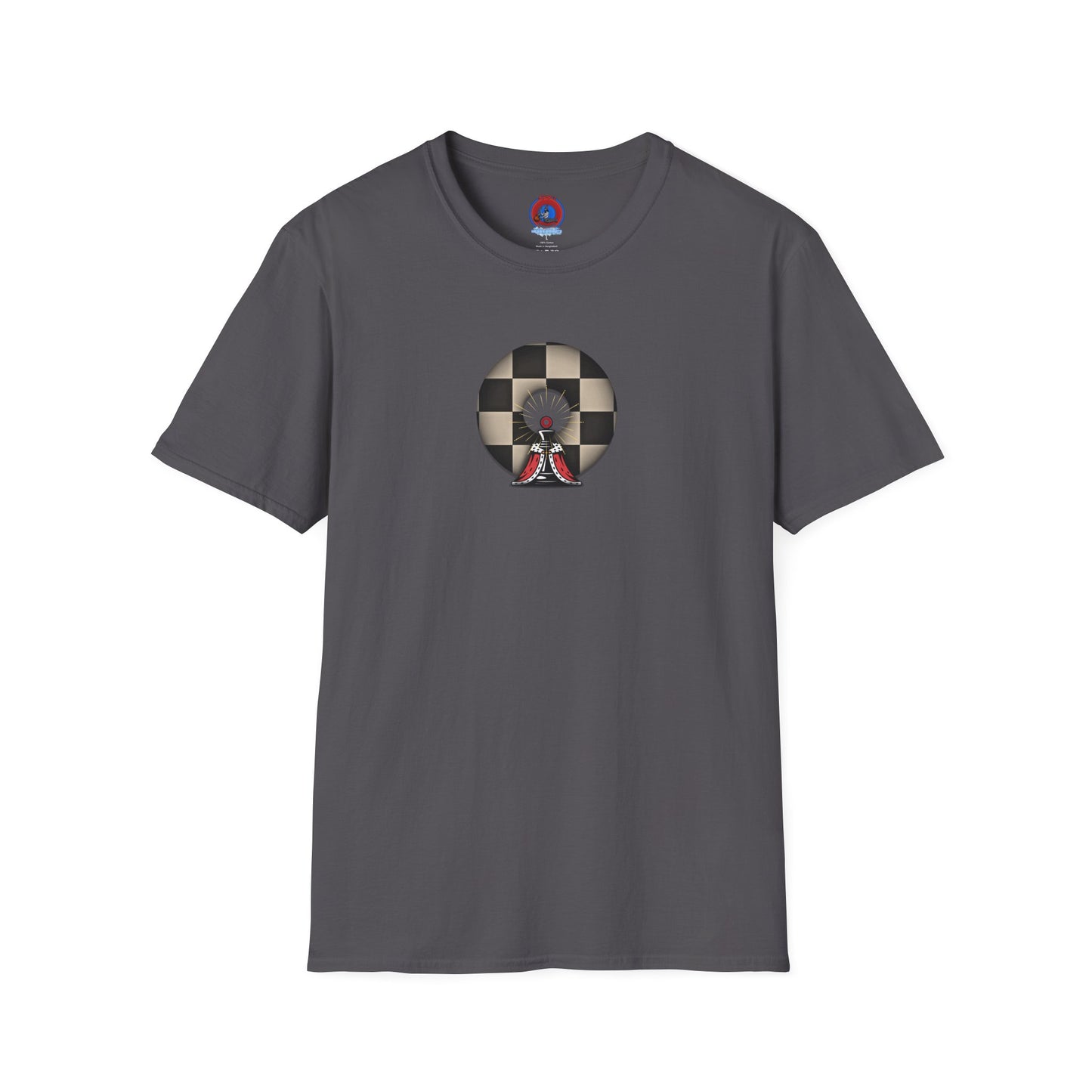 Classic Donut Tee - Unisex Soft-Style - "Bobby Phisher King's Donut no. 95" - chess donut