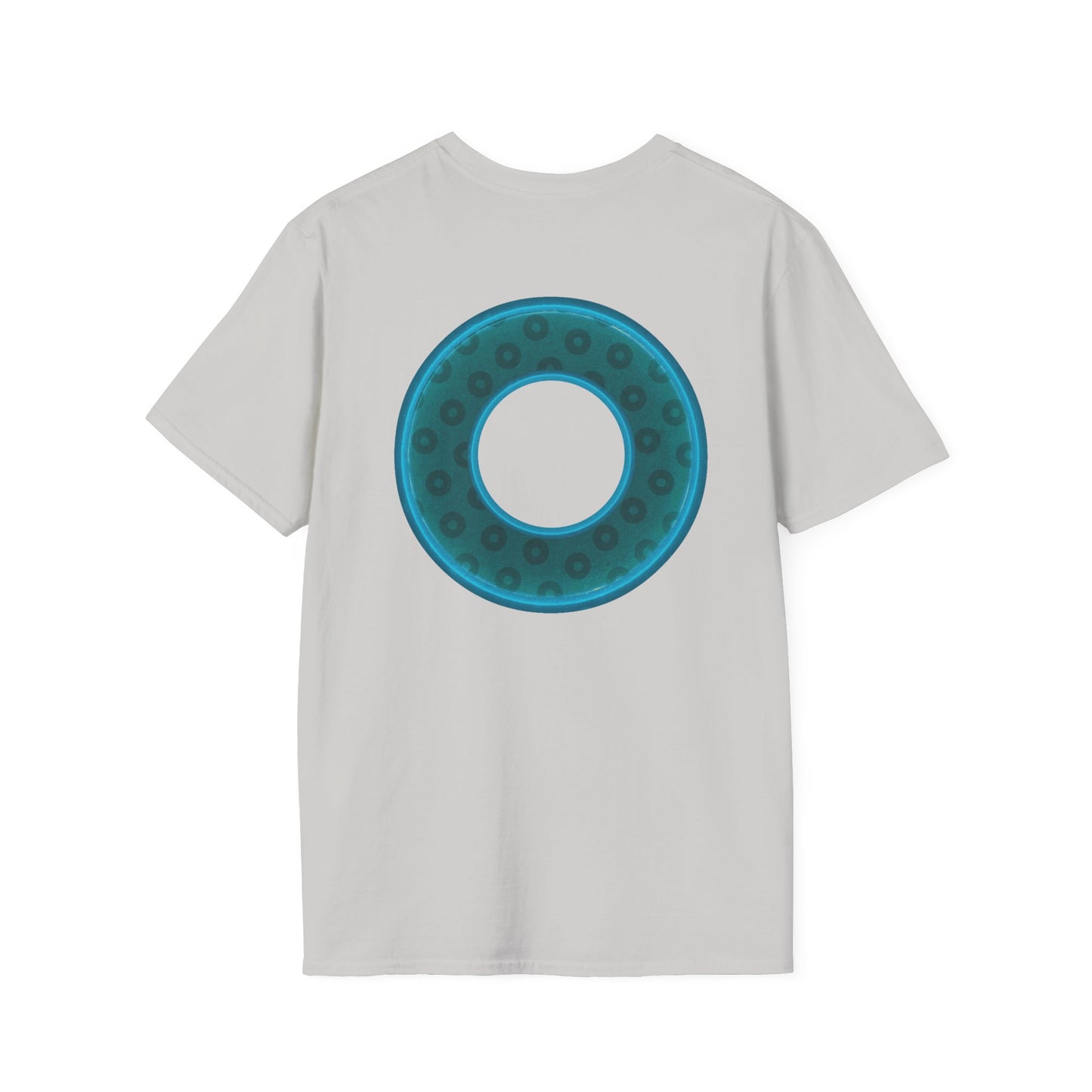 Plain Donuts/Unisex Soft-Style - "Plain Wide Mouthed Paradoxical Donuts" - dark teal/dark teal donuts