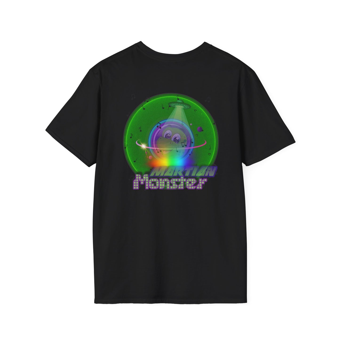 Classic Donut Tee - Unisex Soft-Style - "My Phavorite Martian" - green donut - series 1.0