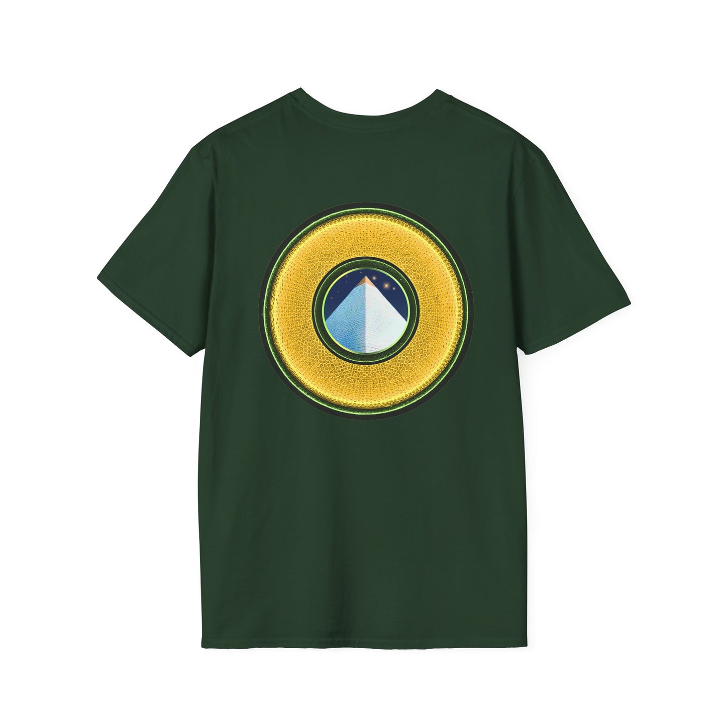 Classic Donut Tee - Unisex Soft-Style - "Limestone Donuts so Large" - variant 3 - golden donut
