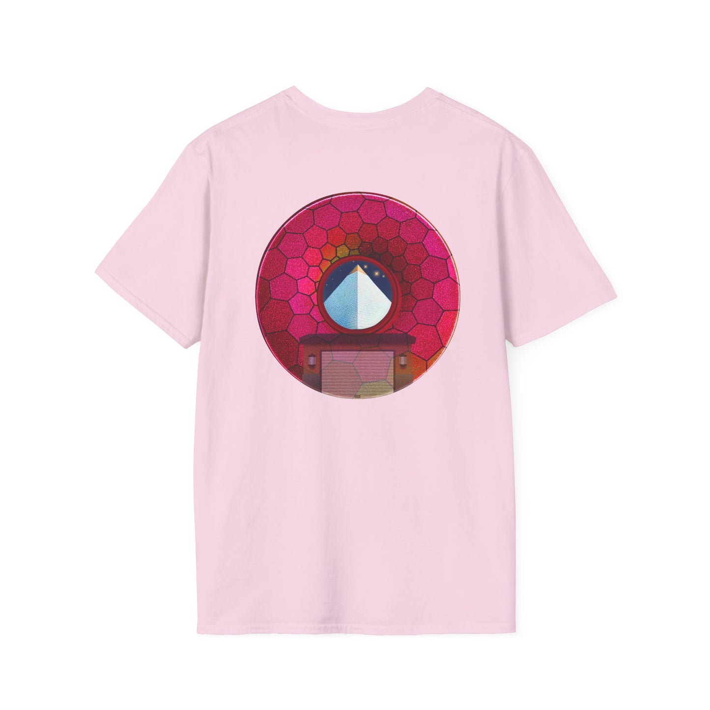 Classic Donut Tee - Unisex Soft-Style - "Limestone Donuts so Large" - variant 6 - green hexadonut