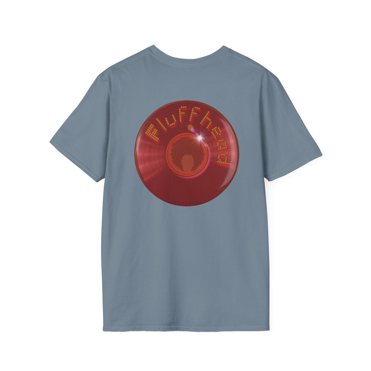 Classic Donut Tee - Unisex Soft-Style - "The Fluffernutter Donut" - series 1.0 - dark red donut