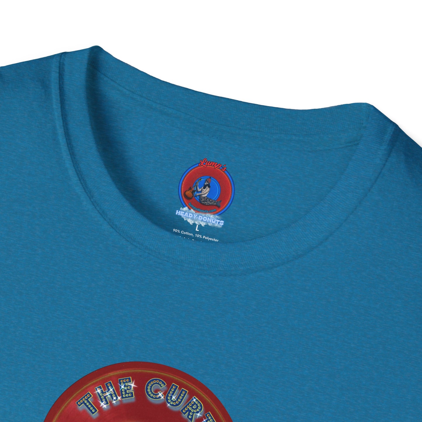 Classic Donut Tee - Unisex Soft-Style - "The Donut With" - series 1.0  - variant 2 - red donut