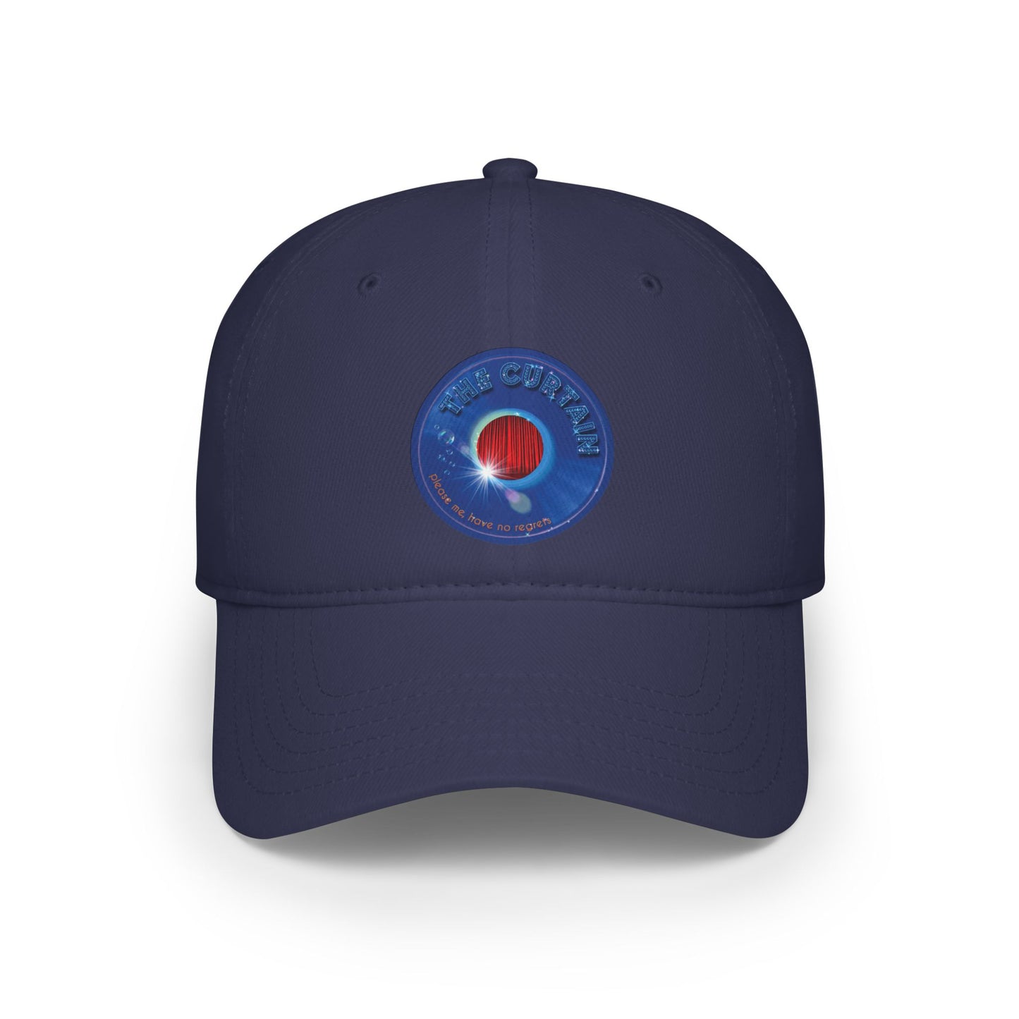 Lumpy Donut Baseball Cap - "The Official Donut W/O" - variant 2 - blue vivid donut w/