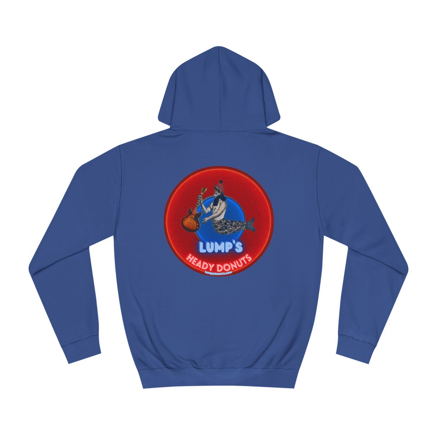 Harriette's Hoodie - with Lumpy Donuts - Official Lumpy Logo - Variant #2 - Red Donuts