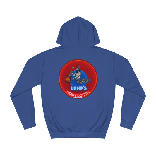 Harriette's Hoodie - with Lumpy Donuts - Official Lumpy Logo - Variant #2 - Red Donuts
