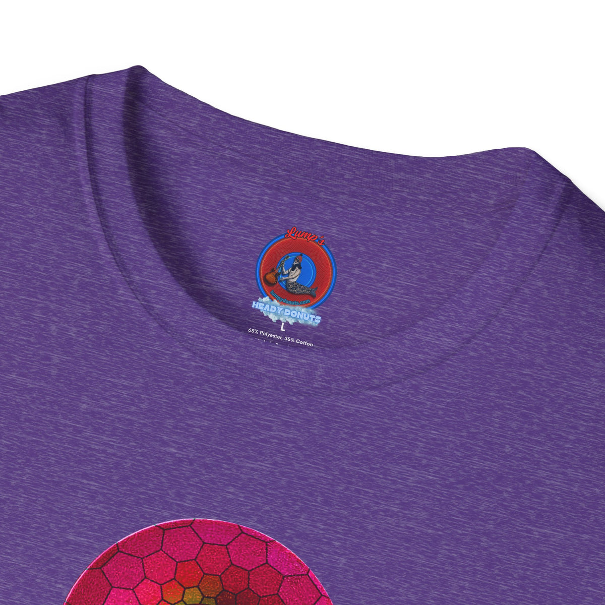 Classic Donut Tee - Unisex Soft-Style - "Limestone Donuts so Large" - variant 5 - green hexadonut