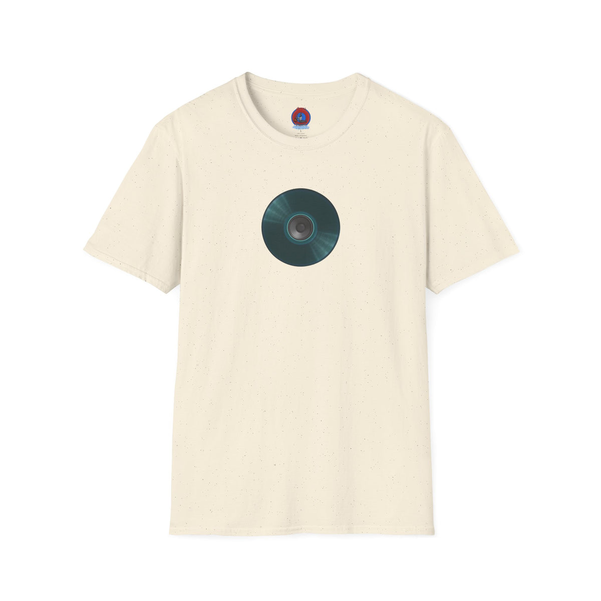 Classic Donut Tee - Unisex Soft-Style - "The Plain Record Donut" - series 1.0 - dark teal green