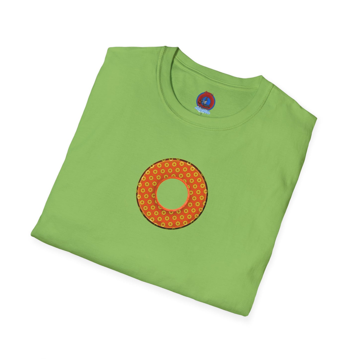 Plain Donuts/Unisex Soft-Style - "Plain Electric Paradoxical Donuts" - gold/orange donuts
