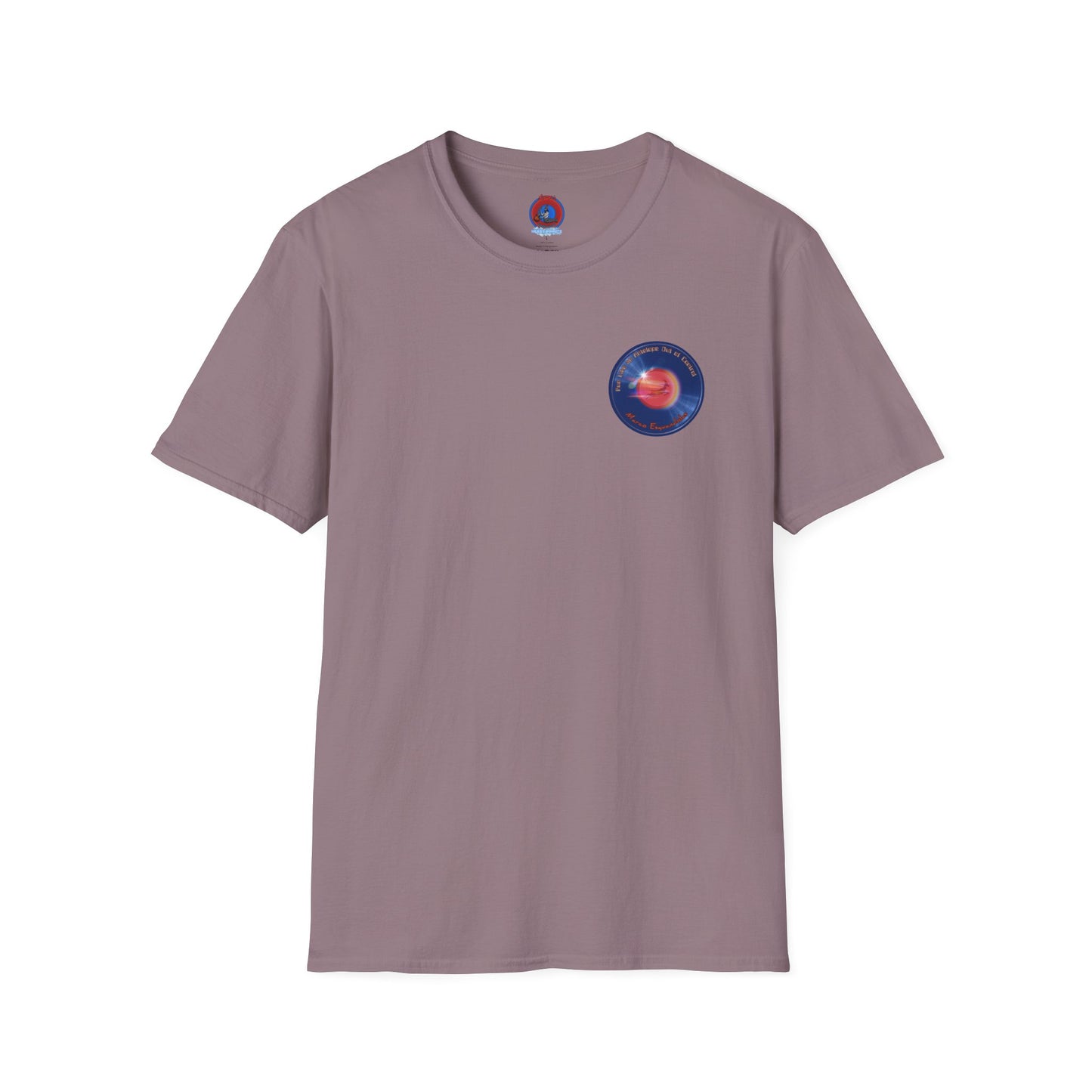 Classic Donut Tee - Unisex Soft-Style - "Marco's Preferred Donut" - series 1.0 - blue donut