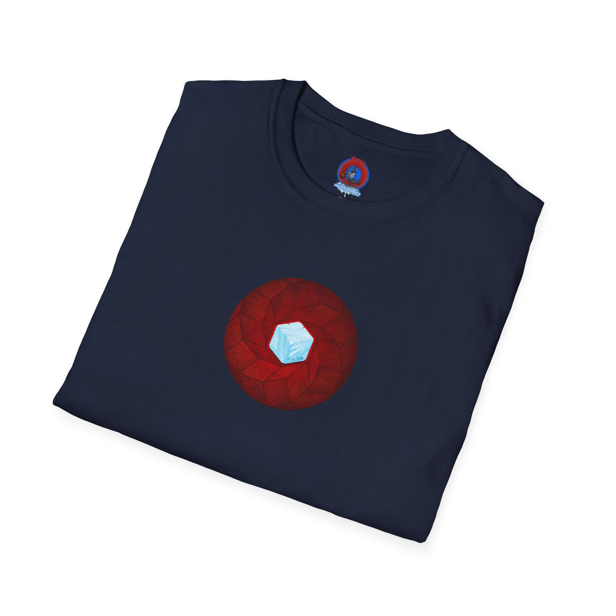 Classic Donut Tee - Unisex Soft-Style - "It's Ice... Cube's Donut" - variant 1 - red cubed donut