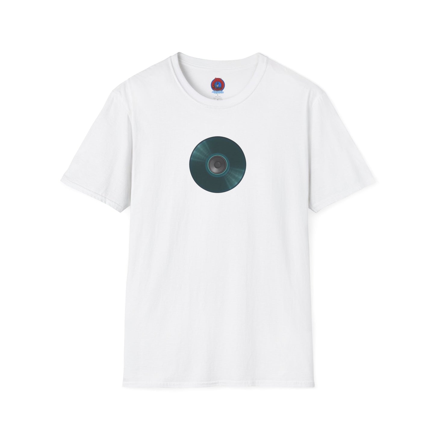 Classic Donut Tee - Unisex Soft-Style - "The Plain Record Donut" - series 1.0 - dark teal green