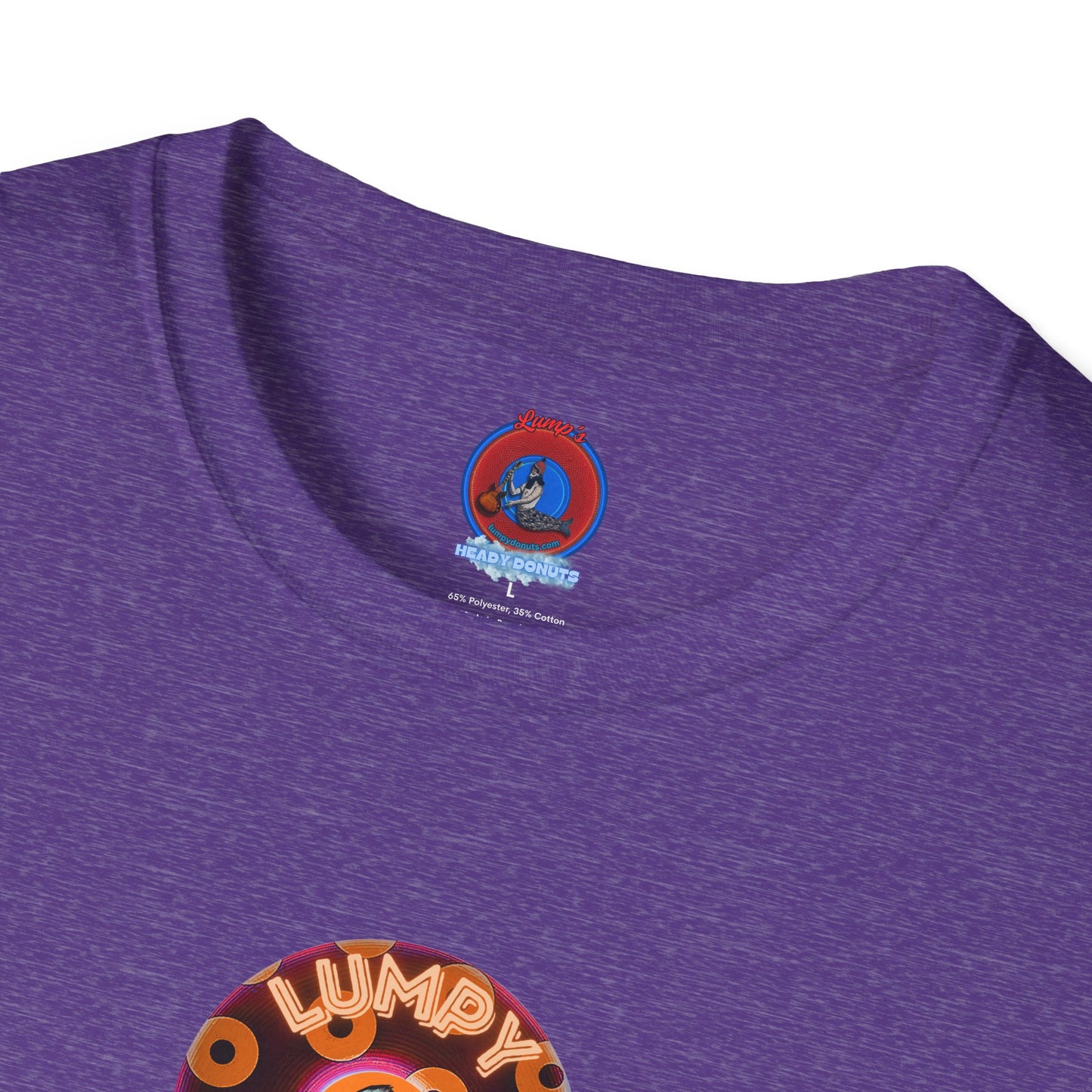 Coffee Traders Tee - Unisex Soft-Style - "Blastoff " - paradoxical donuts - variant 2 - logo front/mothership back