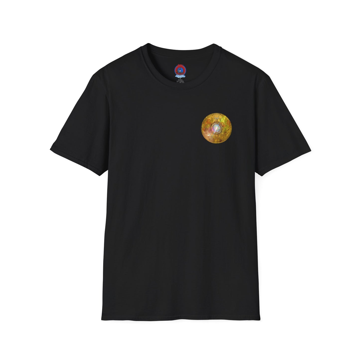 Classic Donut Tee - Unisex Soft-Style - "Vlad's Royal Donut Stash" - golden symmetrical donut
