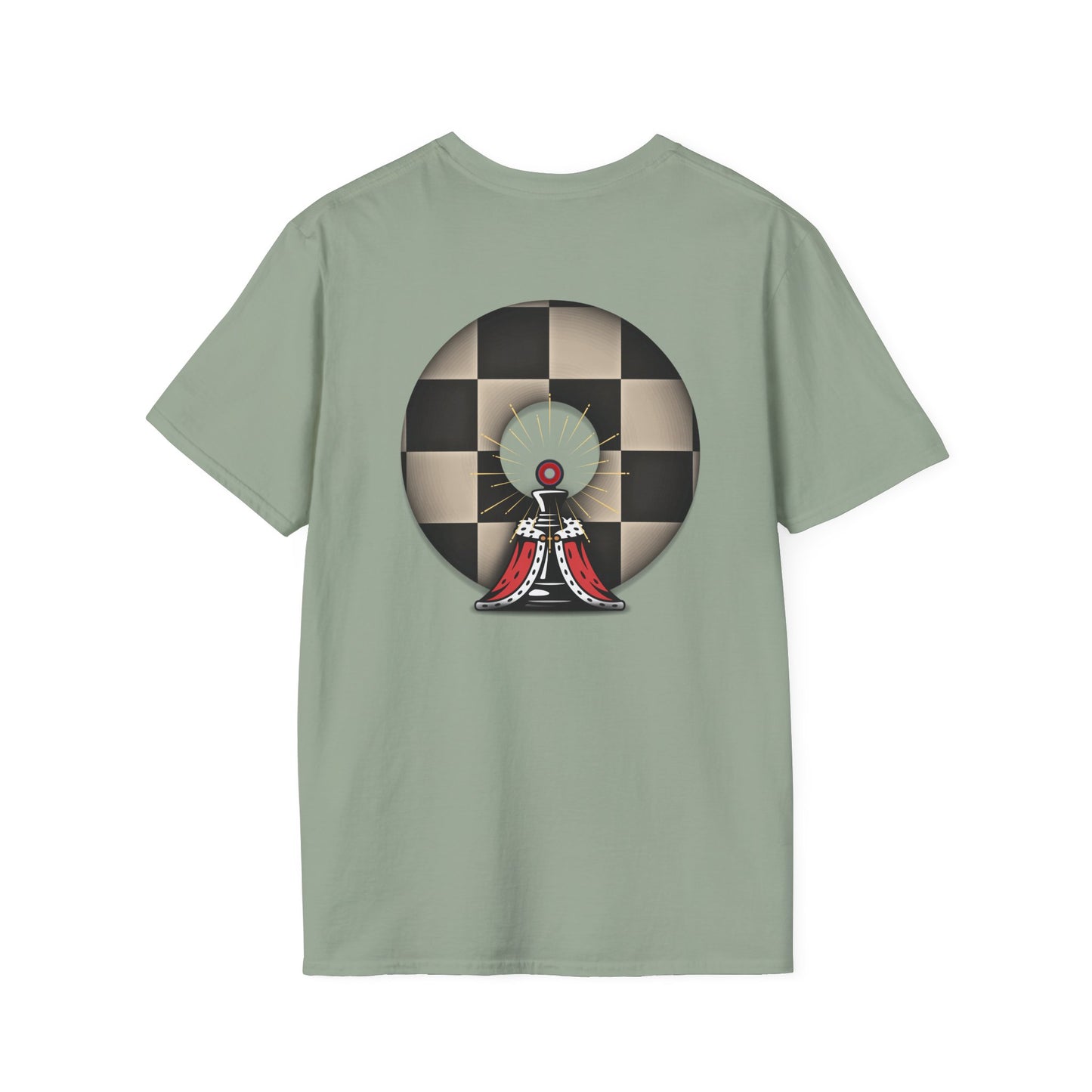 Classic Donut Tee - Unisex Soft-Style - "Bobby Phisher King's Donut no. 95" - chess donut