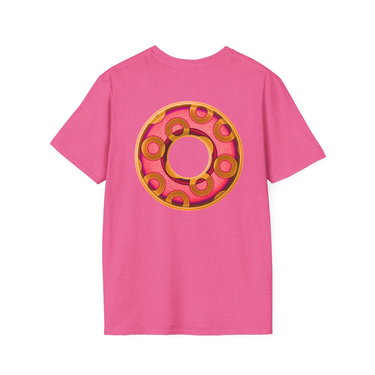 Plain Donuts/Unisex Soft-Style - "Plain Rustic Paradoxical Donuts" - rose/gold donuts