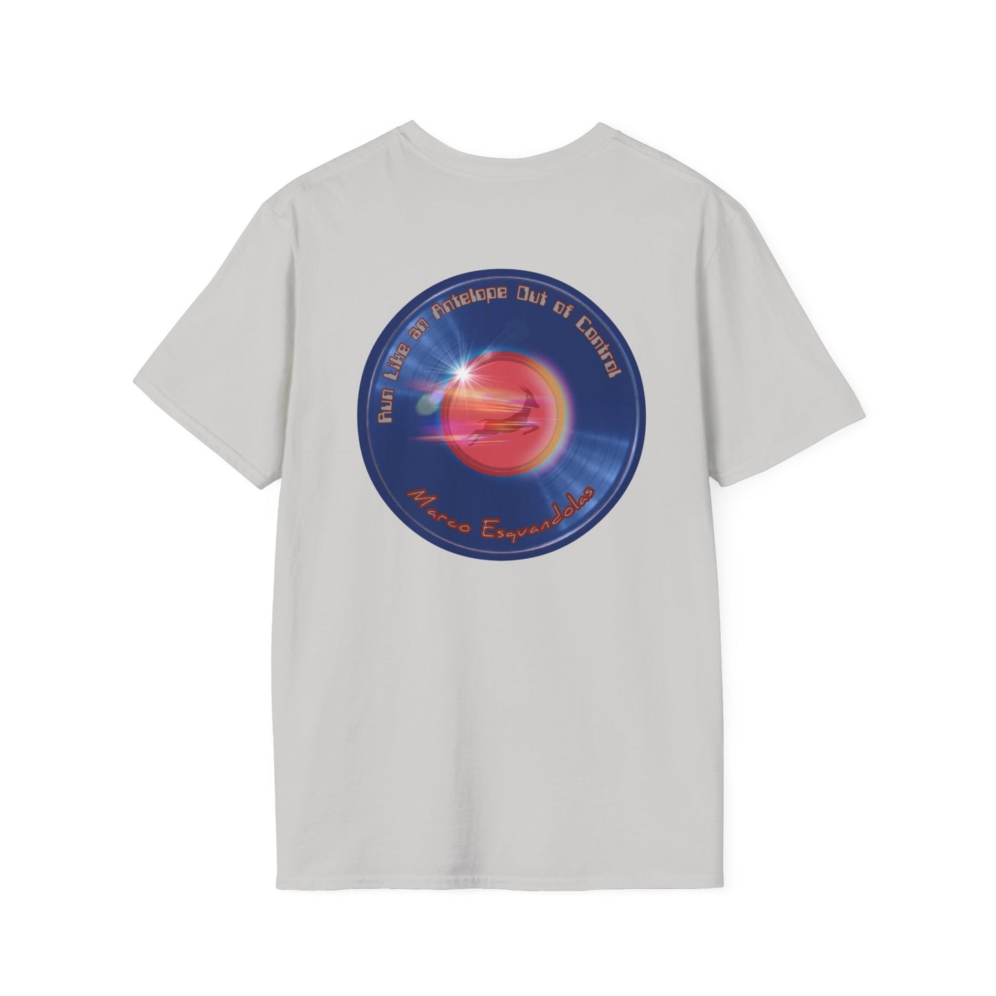 Classic Donut Tee - Unisex Soft-Style - "Marco's Preferred Donut" - series 1.0 - blue donut