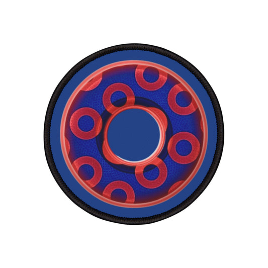 Iron-On Donut Patch - "Plain Paradoxical Donut" - series 1.0 - variant 1 - donut hole