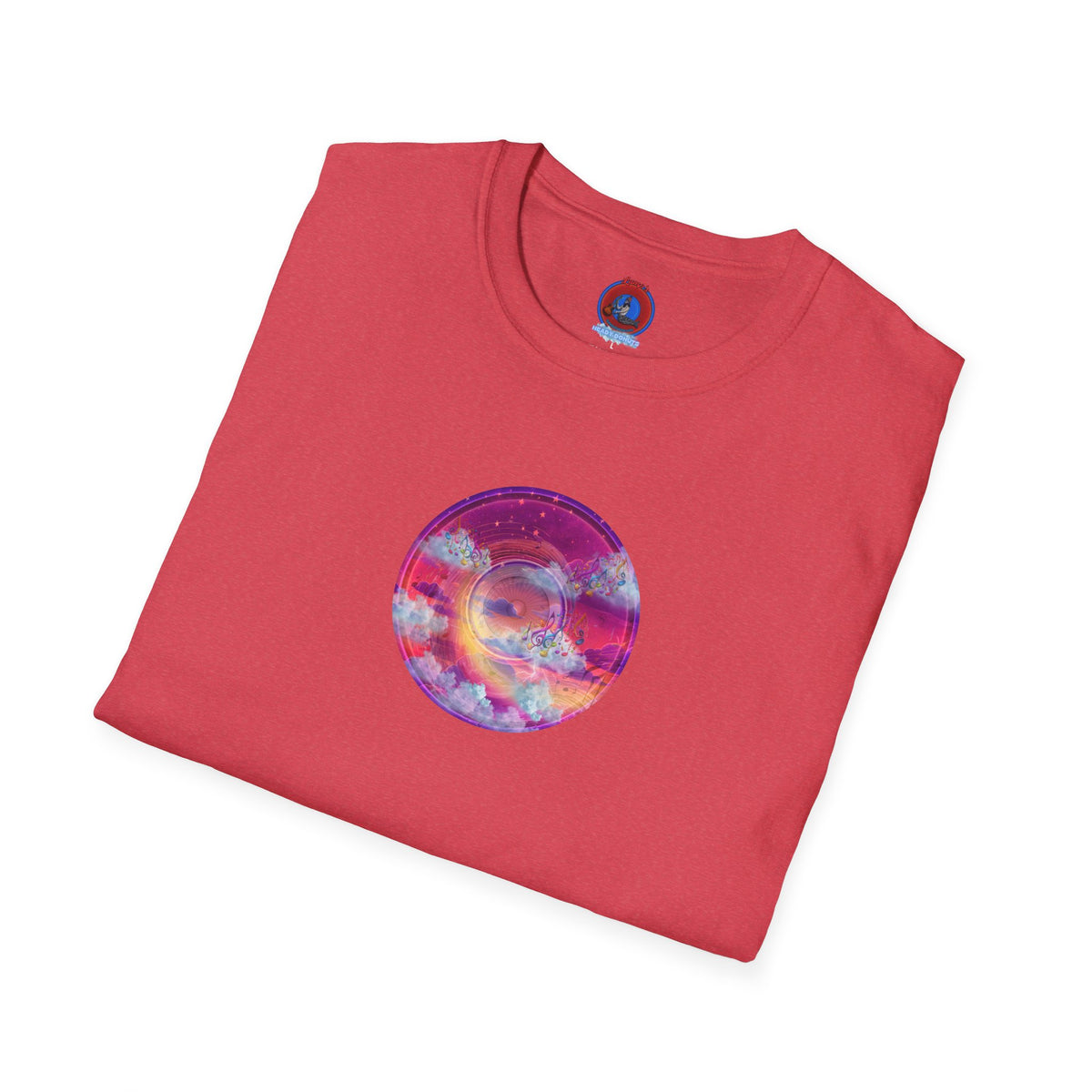 Classic Donut Tee - Unisex Soft-Style - "Pillow Donuts of Cotton" - vivid magenta pic donut