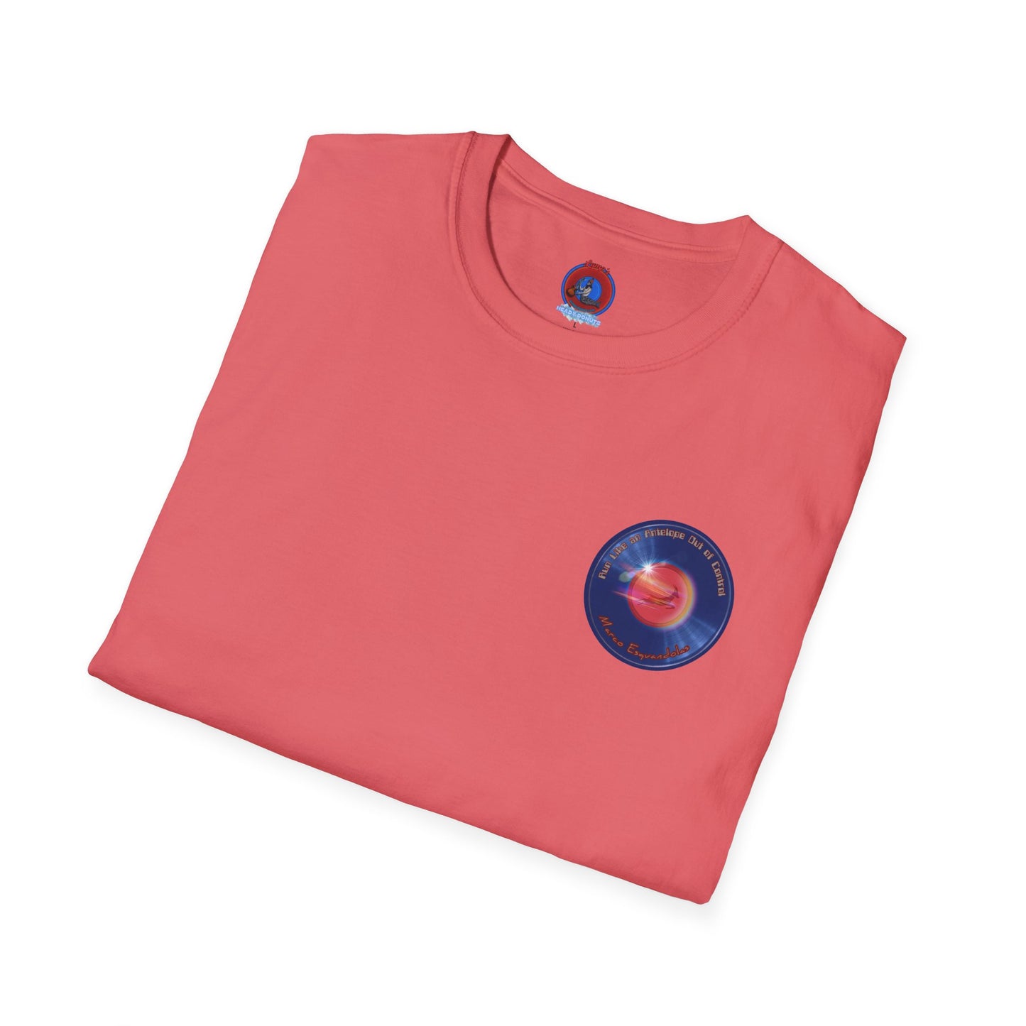 Classic Donut Tee - Unisex Soft-Style - "Marco's Preferred Donut" - series 1.0 - blue donut