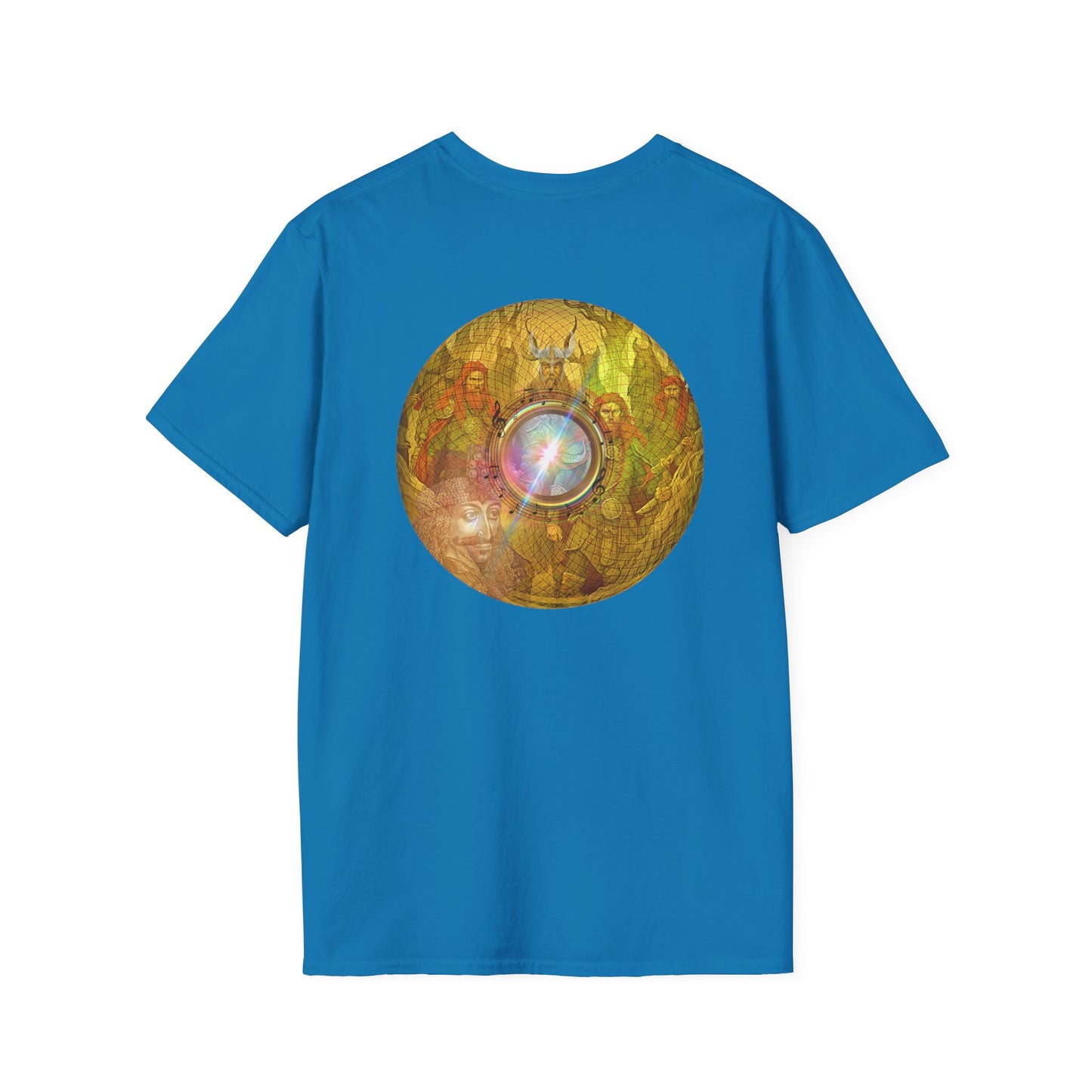 Classic Donut Tee - Unisex Soft-Style - "Vlad's Royal Donut Stash" - golden symmetrical donut