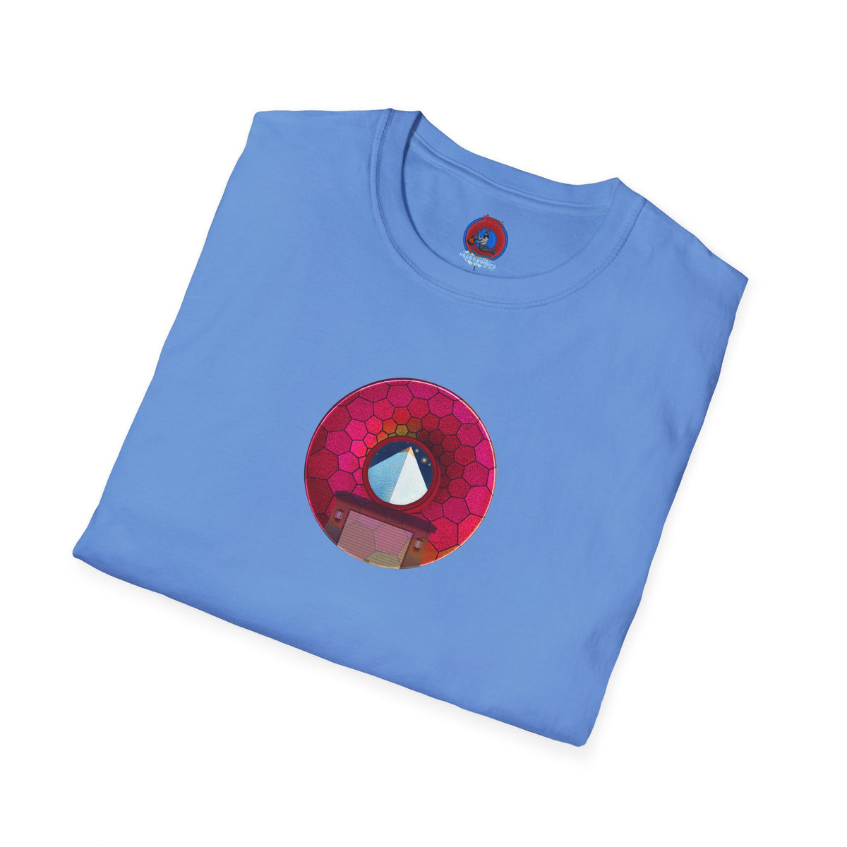 Classic Donut Tee - Unisex Soft-Style - "Limestone Donuts so Large" - variant 6 - green hexadonut