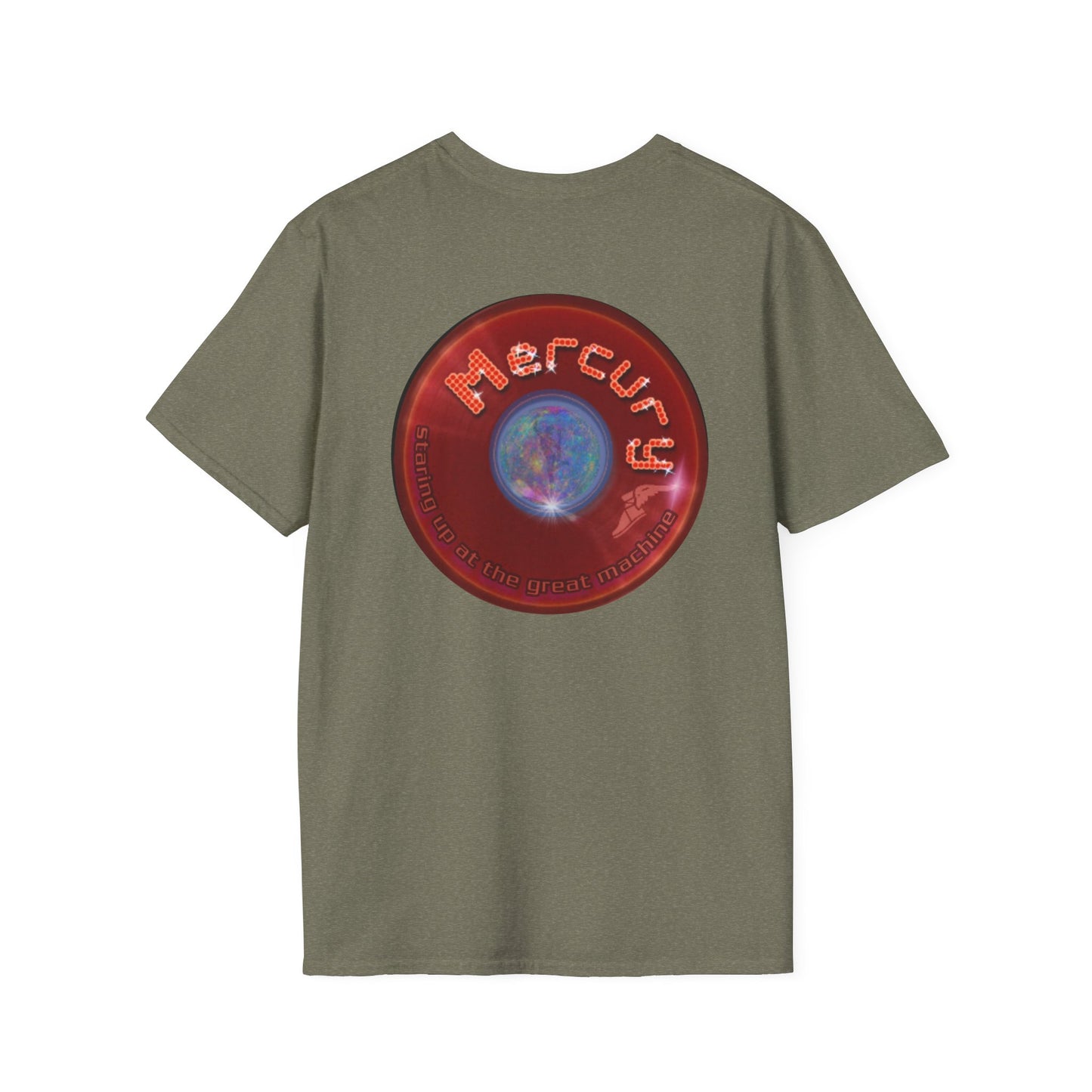 Classic Donut Tee - Unisex Soft-Style - "Donuts of the Gods" - series 1.0 - variant 2 - red donut