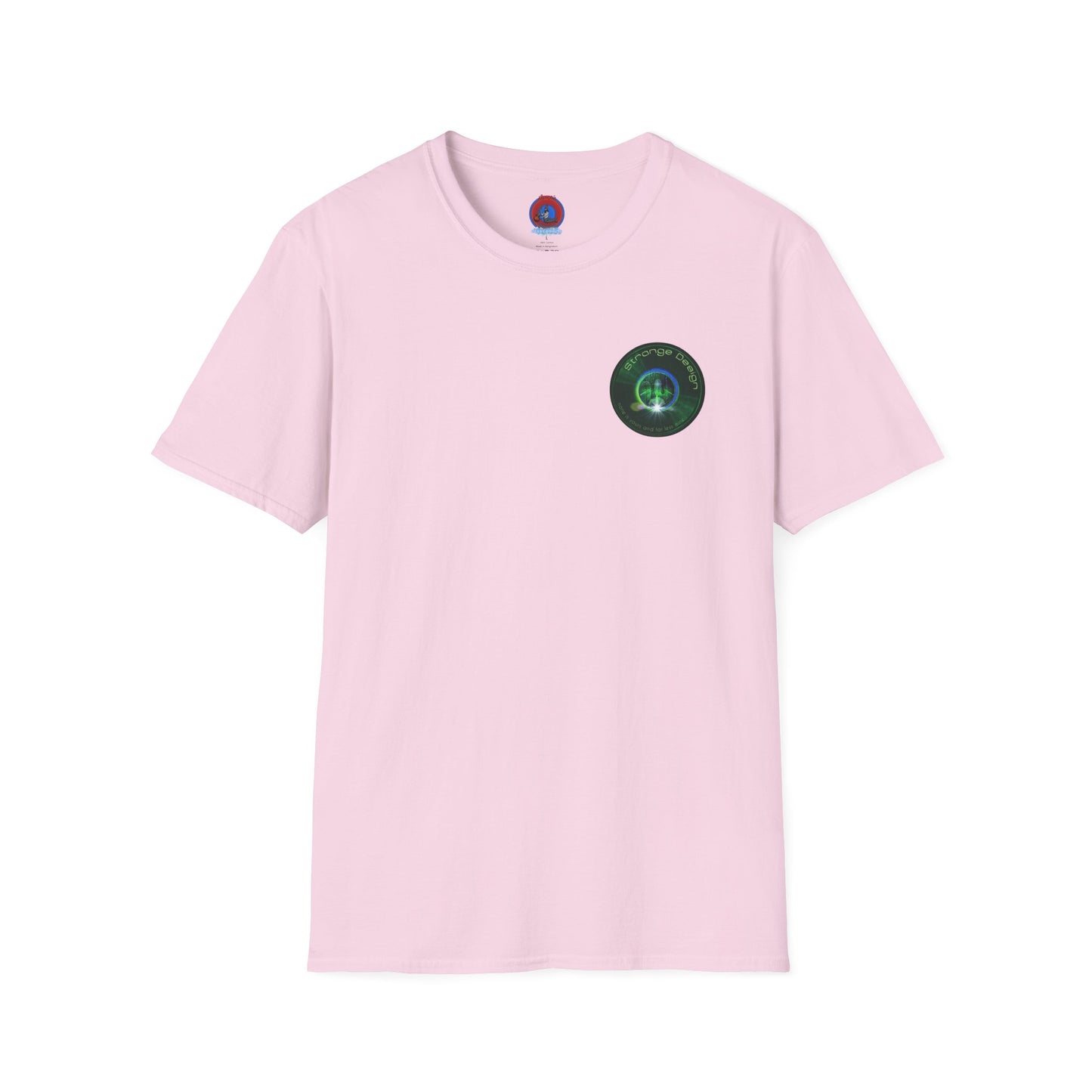 Classic Donut Tee - Unisex Soft-Style - "The Strangely Designed Donut Tee" - series 1.0 - green donut